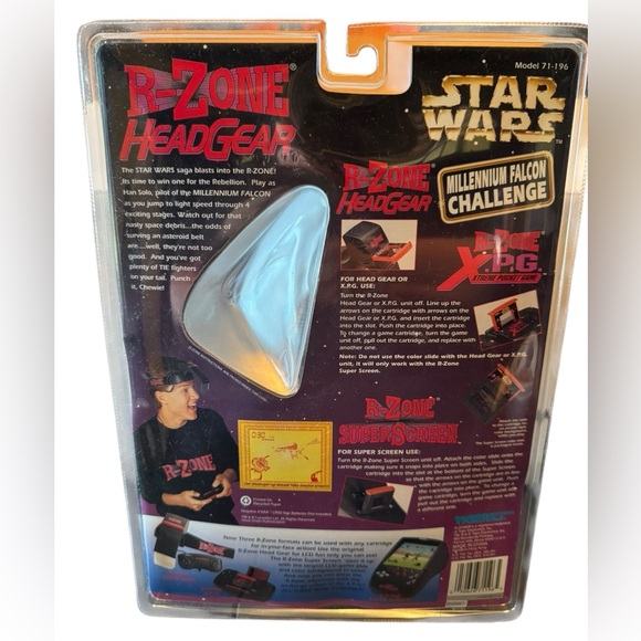Star Wars Millennium Falcon Challenge Headgear Vintage Virtual Reality Game - Picture 5 of 8